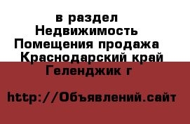  в раздел : Недвижимость » Помещения продажа . Краснодарский край,Геленджик г.
